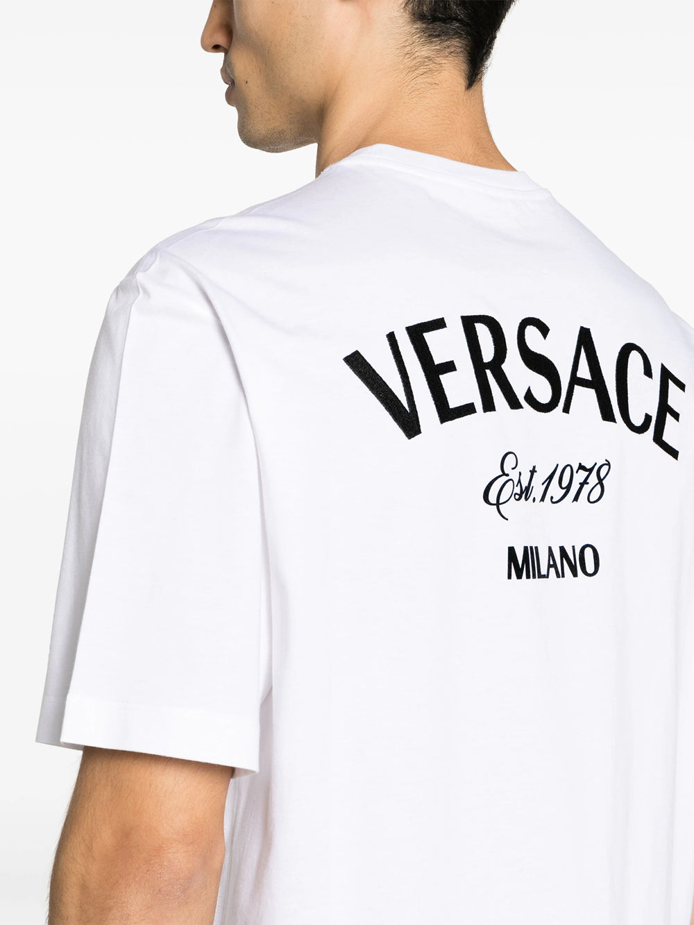 Milano Stamp T-shirt with embroidery