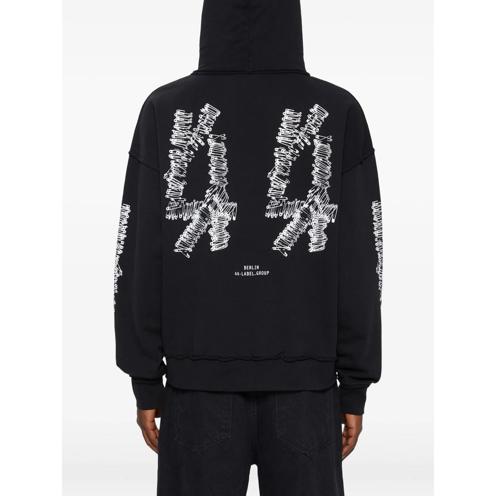 44 Label Group Sweatshirts - Black | eb58e3fa2c51ac68658f1454f9575dbcb18e0bbe