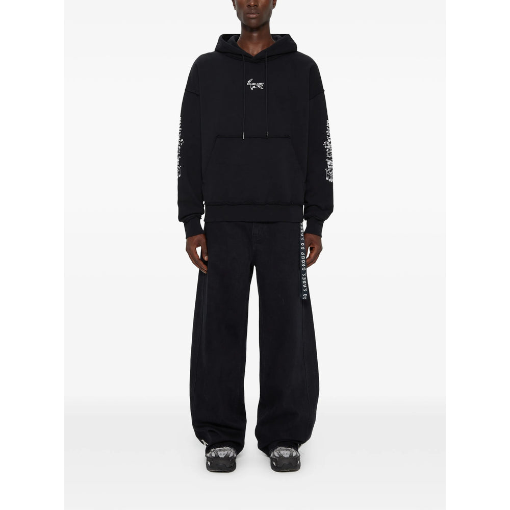 44 Label Group Sweatshirts - Black | 5dc13955af0b413c54916dccab0f74ae8d182b7c