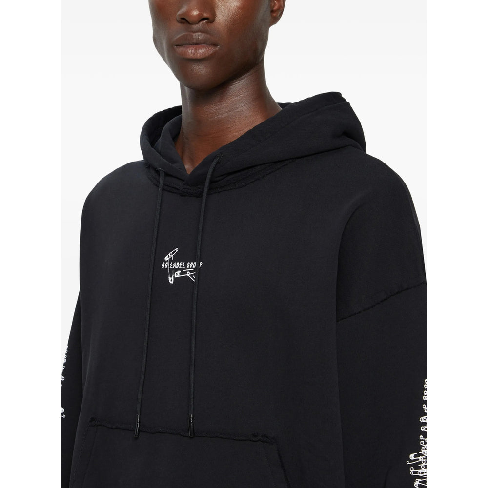 44 Label Group Sweatshirts - Black | f81c496d2779f58696e6b0f8342427313ab90a6a