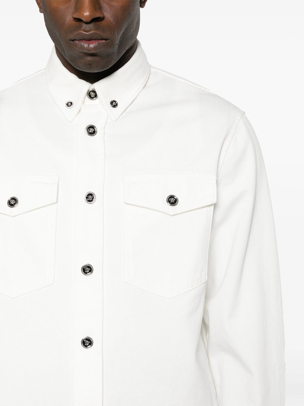 Medusa button shirt