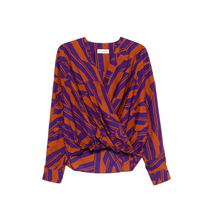 Dries Van Noten Shirts - Purple, Orange | 23c00b4add955b92d0ad66040f019532d6e66561