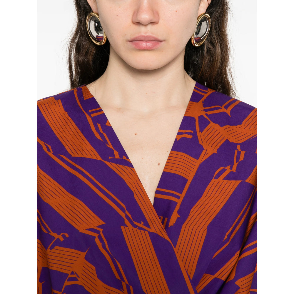 Dries Van Noten Shirts - Purple, Orange | 351ec0120fe87b530836b9a5d54f959ce8eb13a8