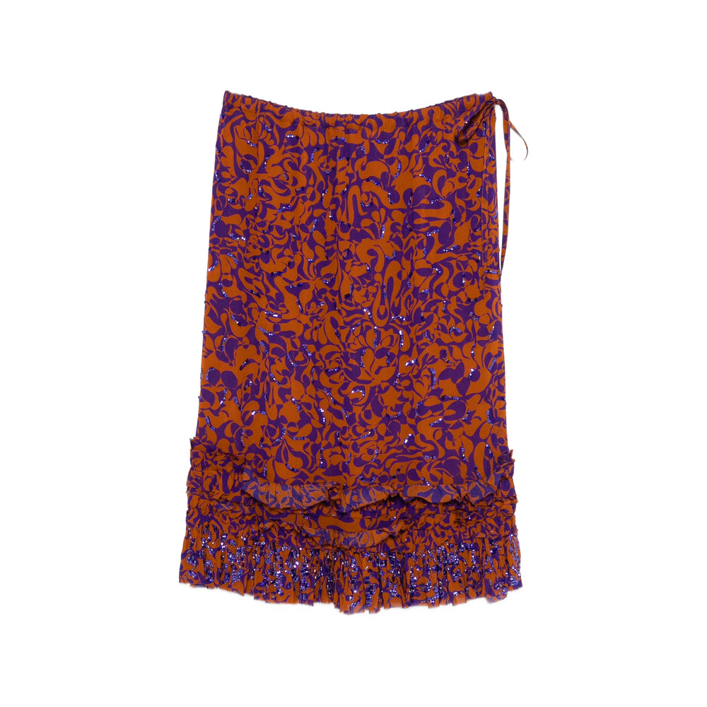 Dries Van Noten Skirts - Orange/Purple | ffd9739674c1c1e5370549dd10d65c8ba484ae3b