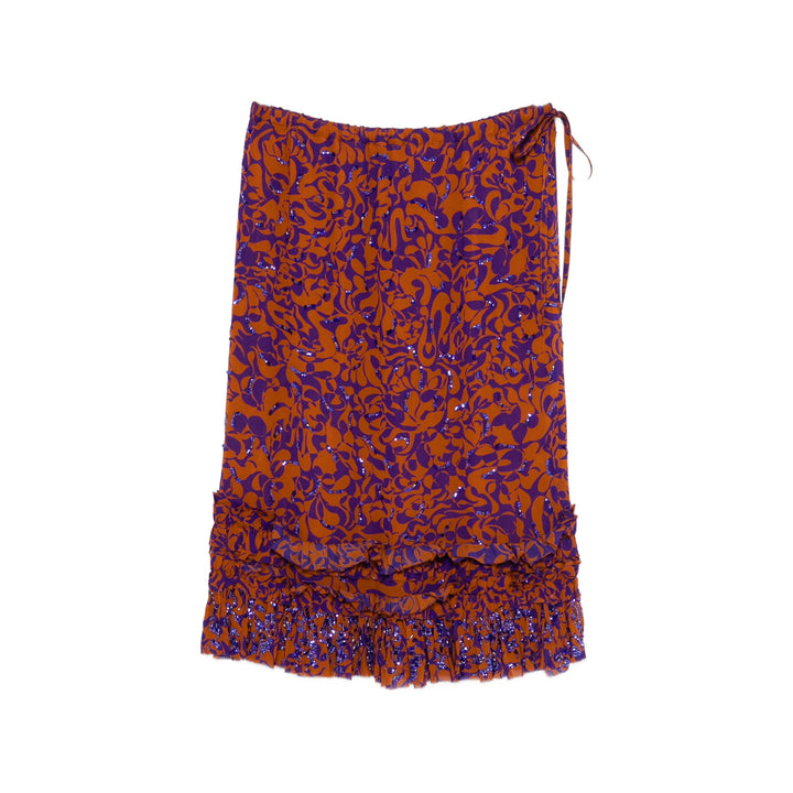 Dries Van Noten Skirts - Orange/Purple | ffd9739674c1c1e5370549dd10d65c8ba484ae3b