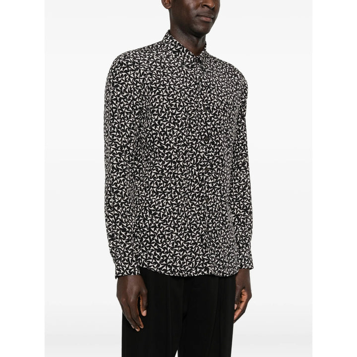 Dries Van Noten Shirts - Black, White | 2f0e7ce1a261fc6cd8caf63dd4ccb7c910bfa0f4