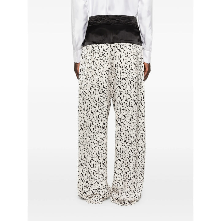 Dries Van Noten Pants - Black, White | 29521a888454e08a11340231664858eadaf8b54a