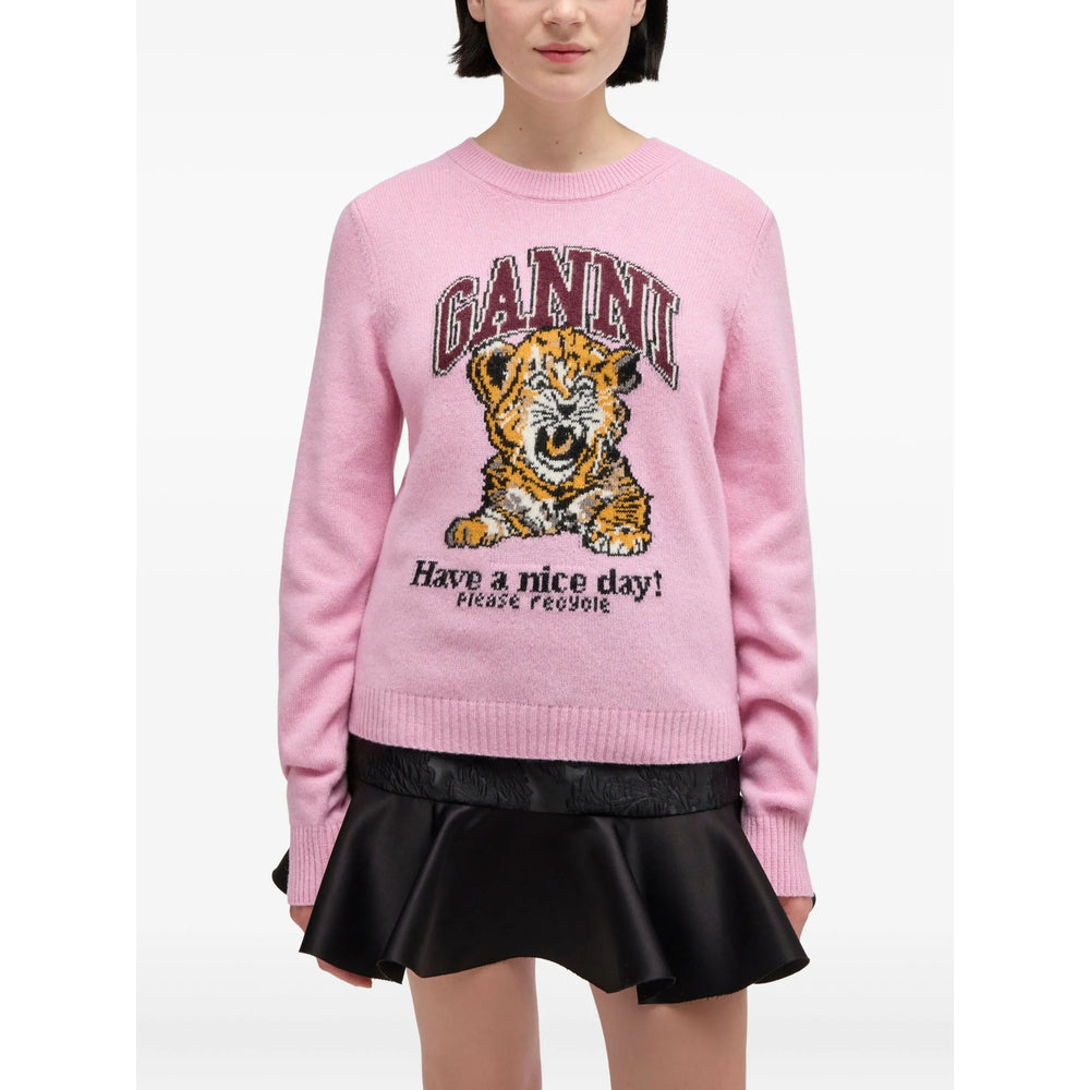 Ganni Sweatshirts - Pink | fff52f3ffce492460f615c702c85f7d5367f9c7a