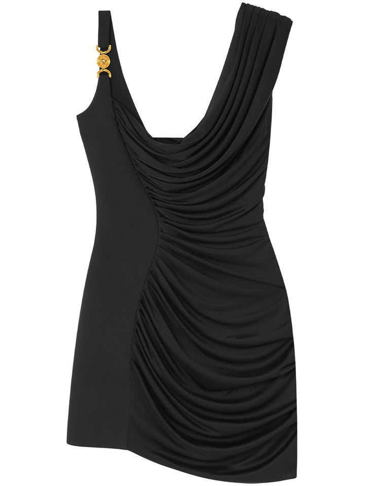 Medusa `95 short draped dress