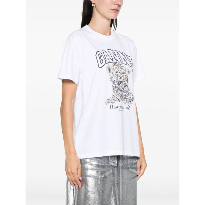 Ganni T Shirts - White | ecbe35c05620ae9c8c00c614da860ac9b6a02555
