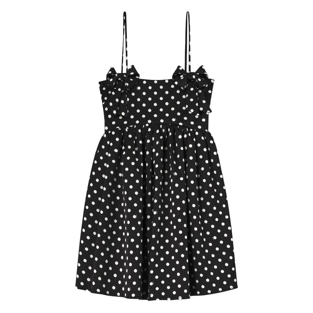 Ganni Dresses - Black, White | 718cbfd283514675ce51098814bf22f59199ed40