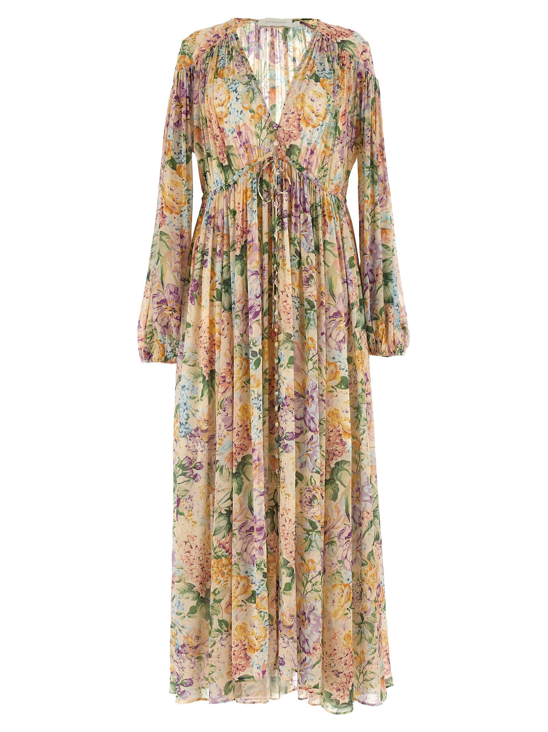 Halliday Gathered Maxi Dresses Multicolor