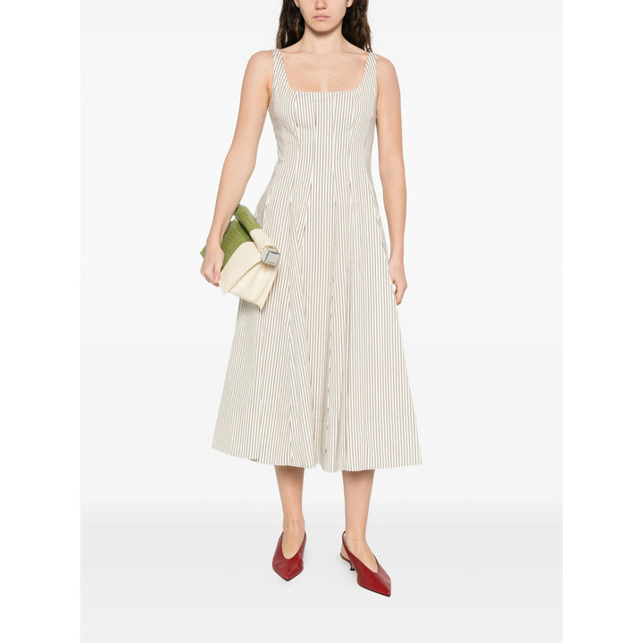 Staud Dresses - White, Black | 7a6969fc2e99a09113480de37a337519e8089a08