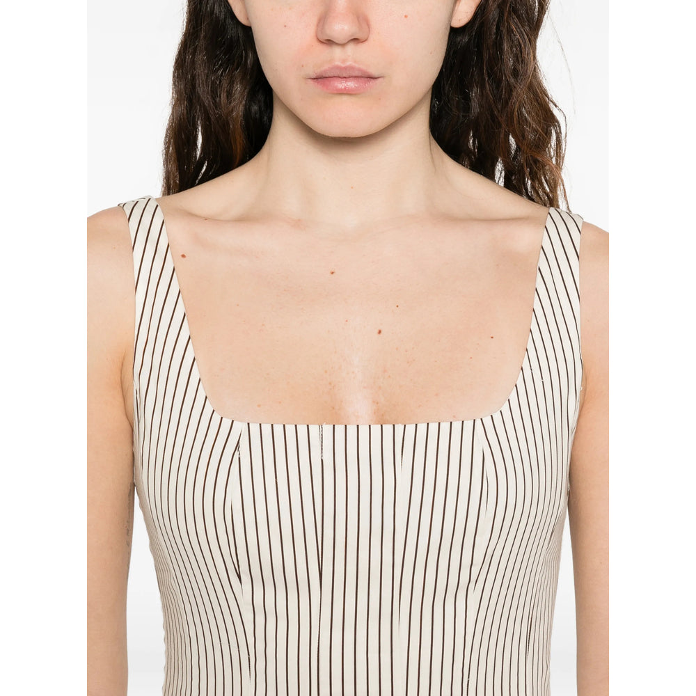 Staud Dresses - White, Black | 865f893f5e6d5dd2de98665e354030ffdedee1e2