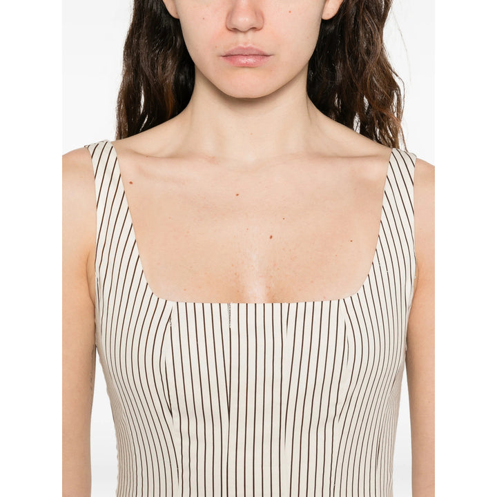 Staud Dresses - White, Black | 865f893f5e6d5dd2de98665e354030ffdedee1e2