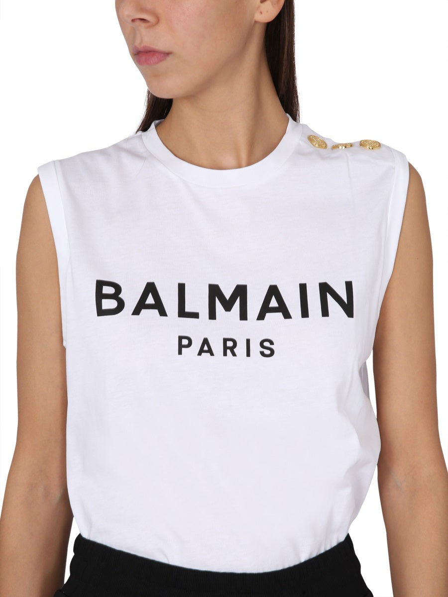 Balmain Tops - White | Wanan Luxury
