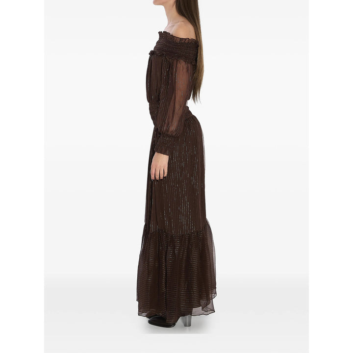Self-Portrait Dresses - Brown | 4733d998eb7bf990cdcfad3a7e72923310dfd7dc