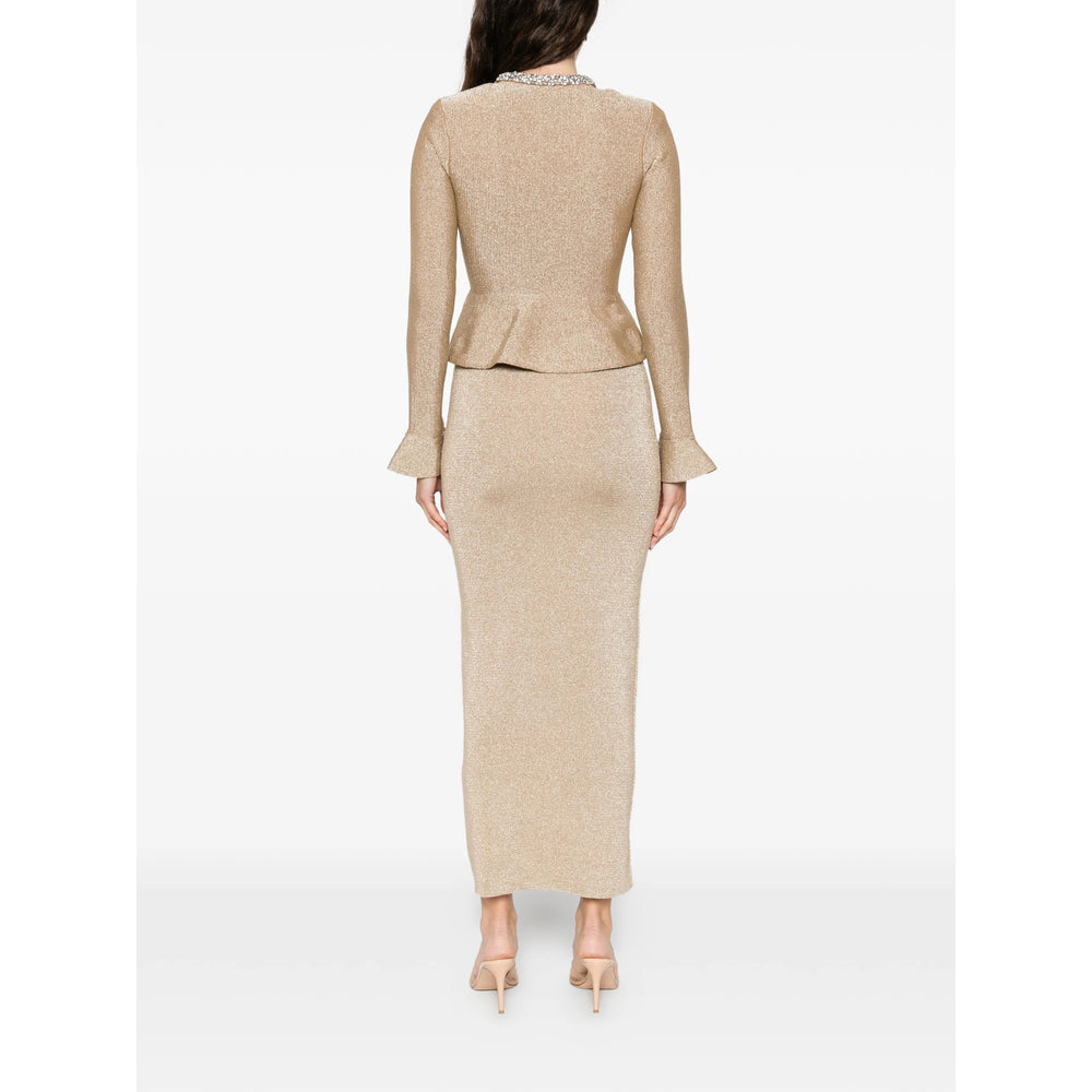 Self-Portrait Dresses - Gold | d8c82cc504c9c3e2aeecd9d2976ddcf87f7f9e95