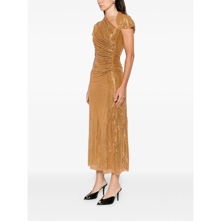 Self-Portrait Dresses - Gold | b73613793514ddf3d5a4c110993e84dc2baa0f3f