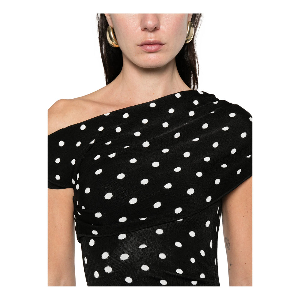 Self-Portrait Dresses - Black, White | 8a2150f5f7af8c23f1f73753149643f54a77ec13