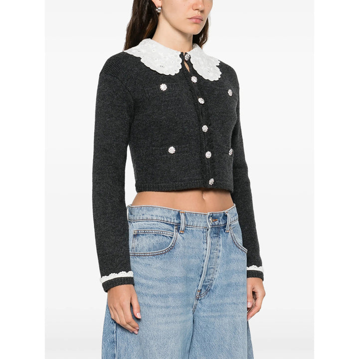 Self-Portrait Sweaters - Gray | 0d918f2d171b143c74e29bf52e7516f5b66b2649