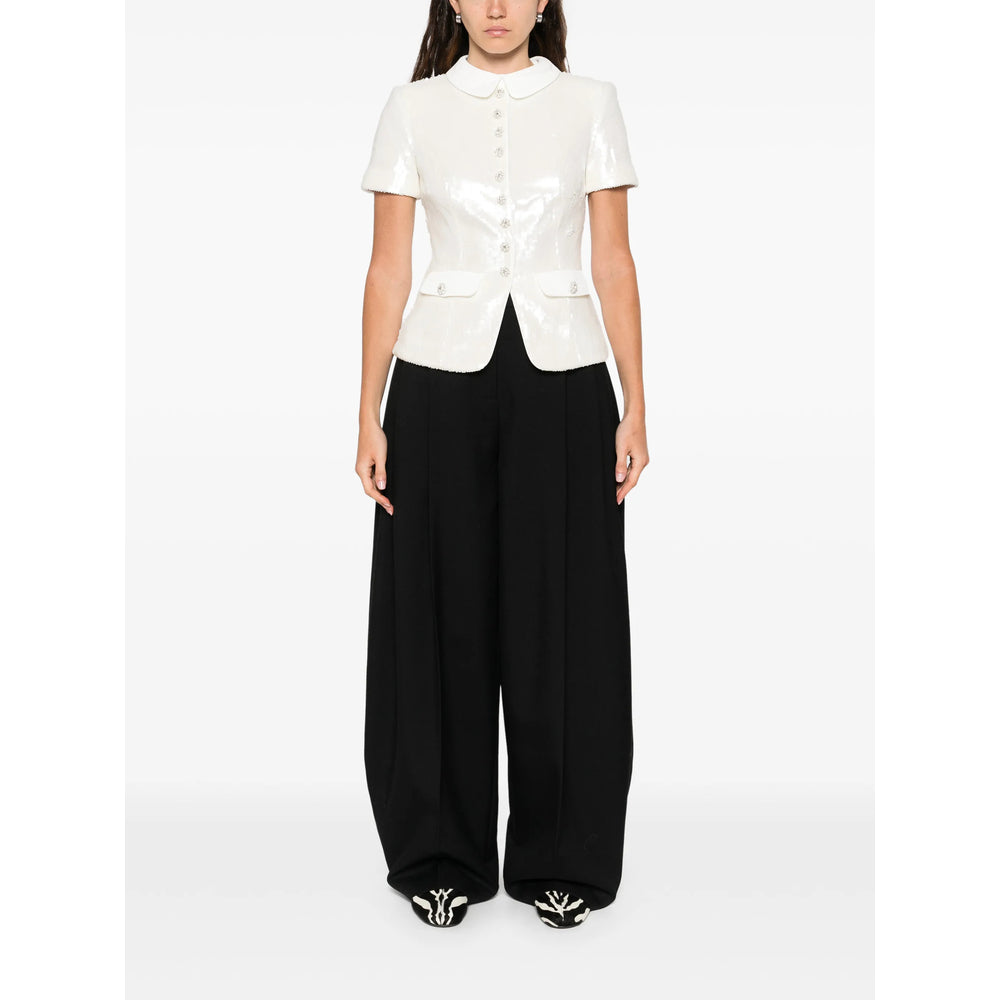 Self-Portrait Tops - White | 5cfa50d861d6be164b98641f73562236e218fe20