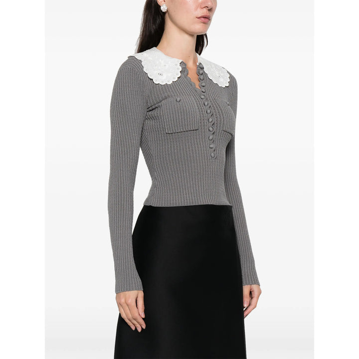 Self-Portrait Tops - Gray | b3432a40d00fd8d69dd0cf13719c7b358aeac07c