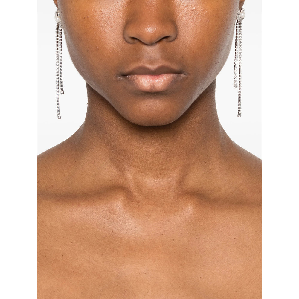 Self-Portrait Jewellery - Silver, White | ce9cfee1568ee9e2d30218826053d4b259a77217