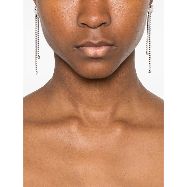 Self-Portrait Jewellery - Silver, White | ce9cfee1568ee9e2d30218826053d4b259a77217