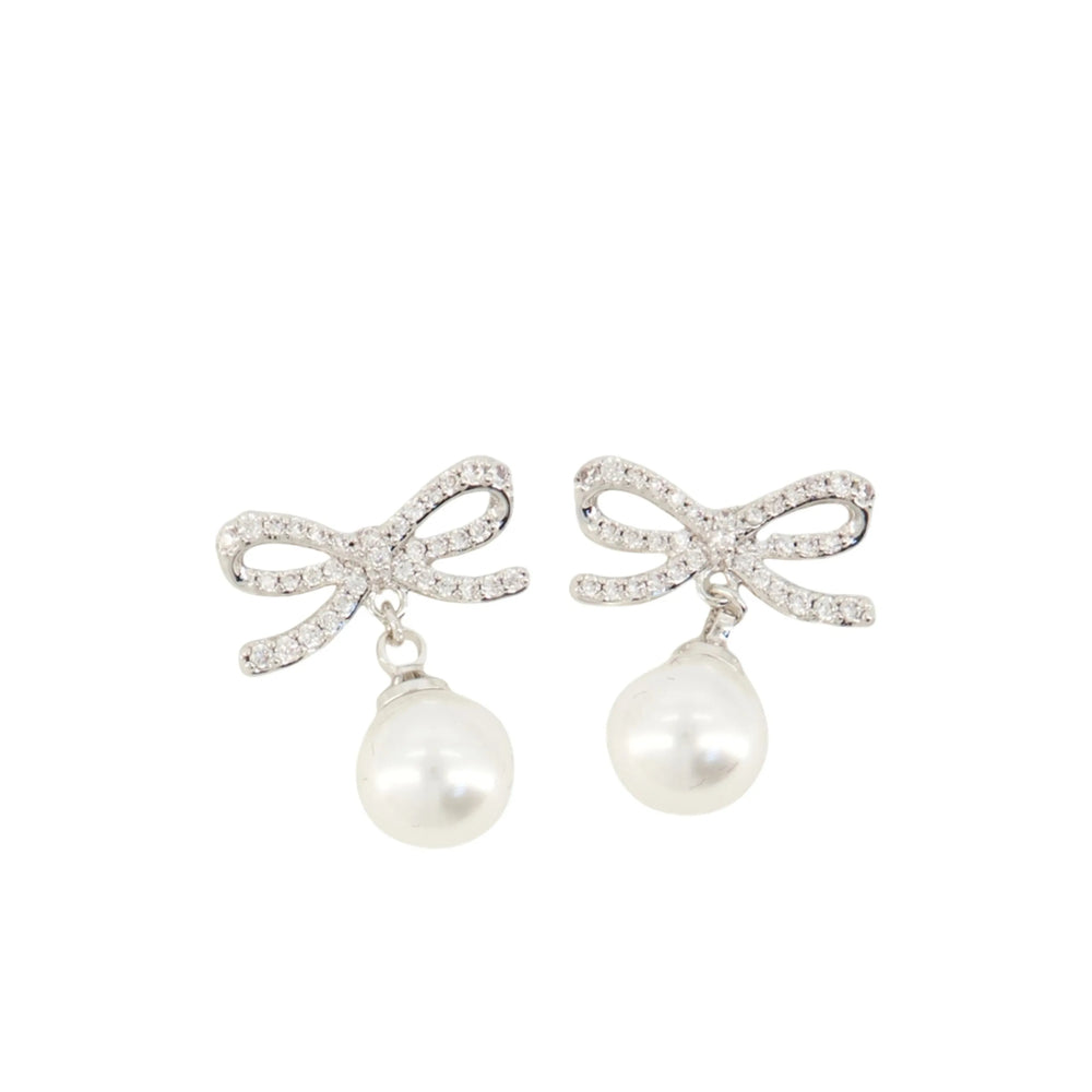 Self-Portrait Jewellery - Silver, White | badabf094a5ab071558a810e279fa47e9b66925f