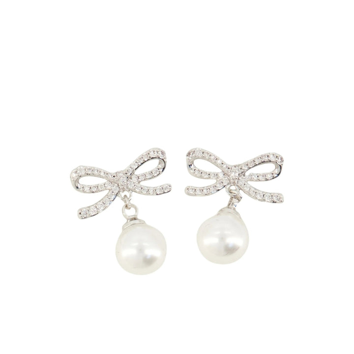 Self-Portrait Jewellery - Silver, White | badabf094a5ab071558a810e279fa47e9b66925f