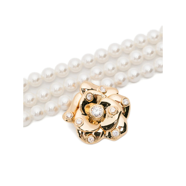 Self-Portrait Jewellery - White, Gold | fbfba7b67ee5a0b3587c0a00ad9a6822dc5ca385