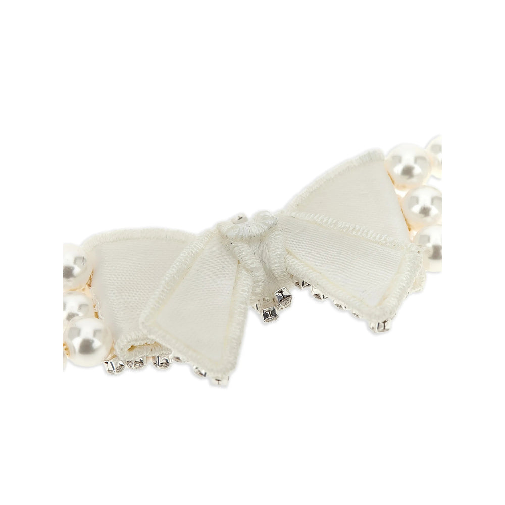 Self-Portrait Jewellery - White, Silver | cf9f866f857c8eb2167ee412eb921e6096fbe8d0