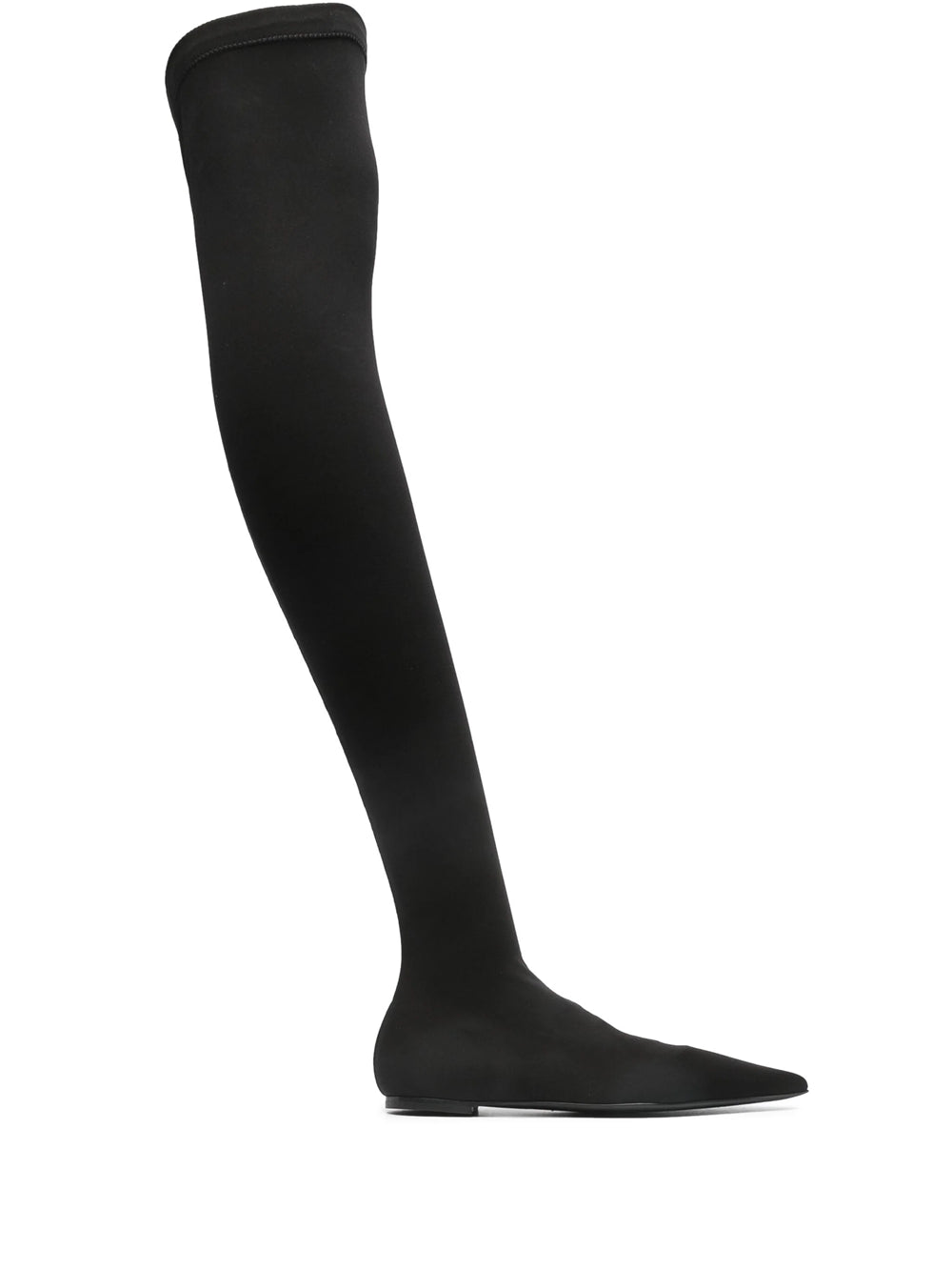 Thigh high flat boots