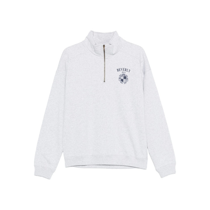 Sporty & Rich Sweatshirts - Gray, White | 2017df1889375888d758bb25a4f5e72988424f91