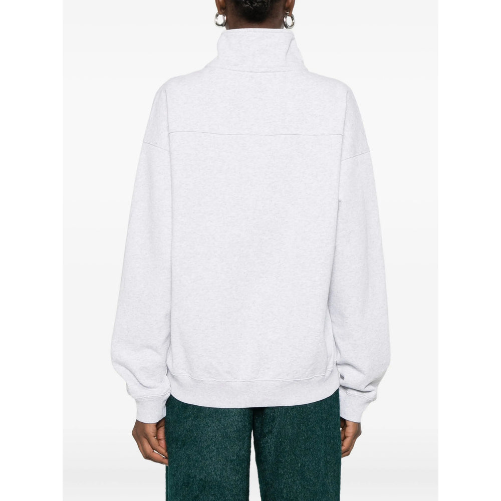 Sporty & Rich Sweatshirts - Gray, White | 5eca59ca5dbf322d54567096cade5ff5e430f06b