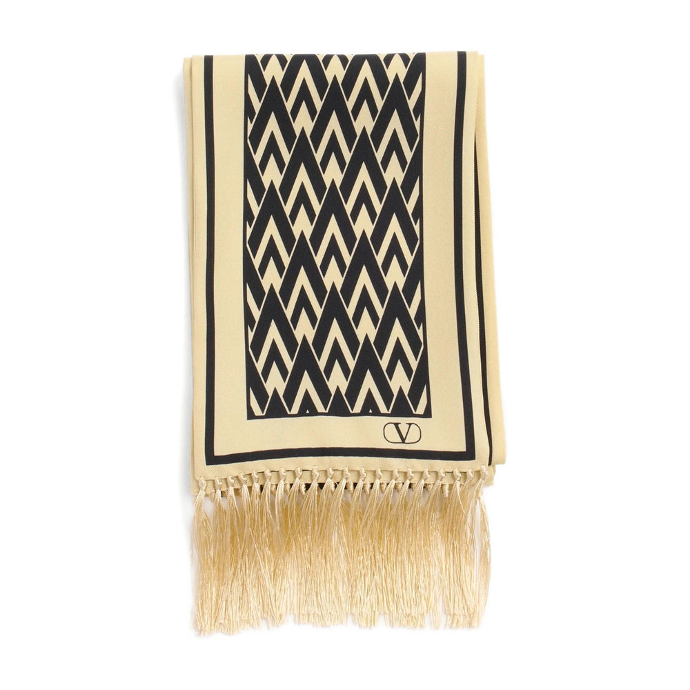 Valentino Garavani Scarves - Neutral, Black | d2862f9d9dc394530bd0d162b7fd9d42d9e885ba