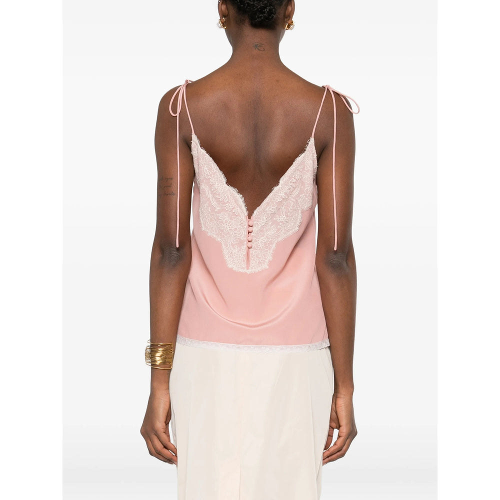 Valentino Tops - Pink, White | 0d980ef6254a86e4f4f5fc63b5b521949a0e5eeb