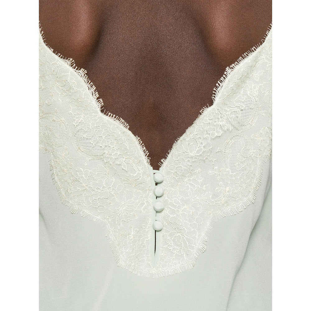 Valentino Tops - Green, White | 73603f2f33d7bd2e7dc6dd5e904d55e9171193df