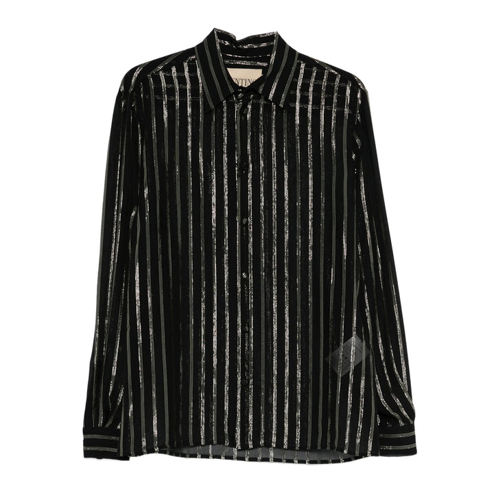 Valentino Shirts - Black, Silver | 6f7a66328c9749be12ab64b40fbfe348ed34f572