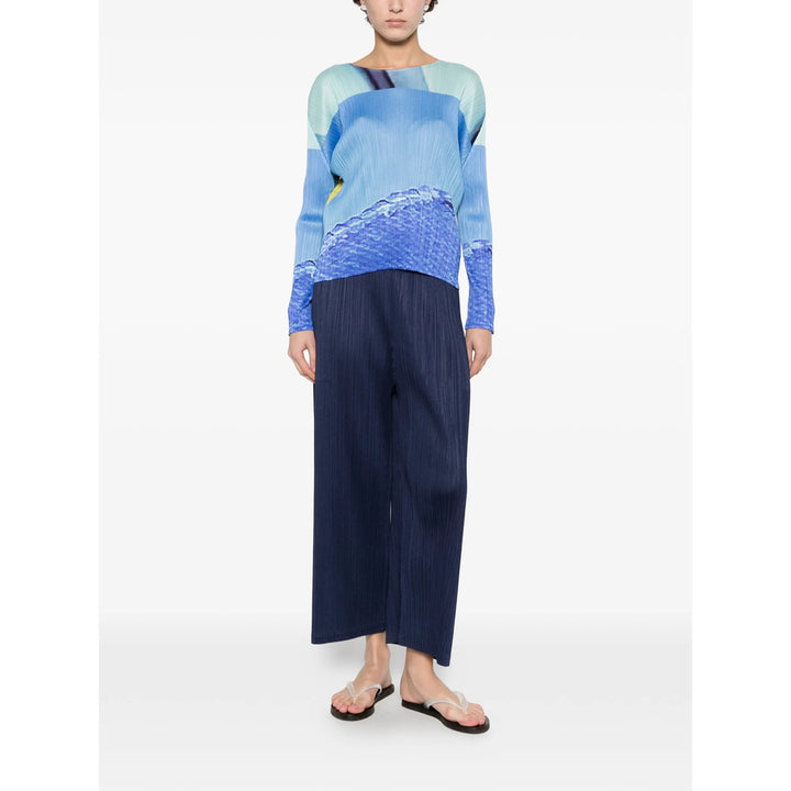 Pleats Please Issey Miyake Pants - Blue | a1d7a98a514c7b2130839de71249f473f632f2e3