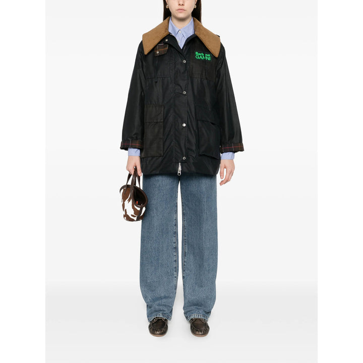 Barbour X Ganni Outerwears - Black | 3c226baaff0d7d3e4dab7c9d1a09a2709fa9b10f