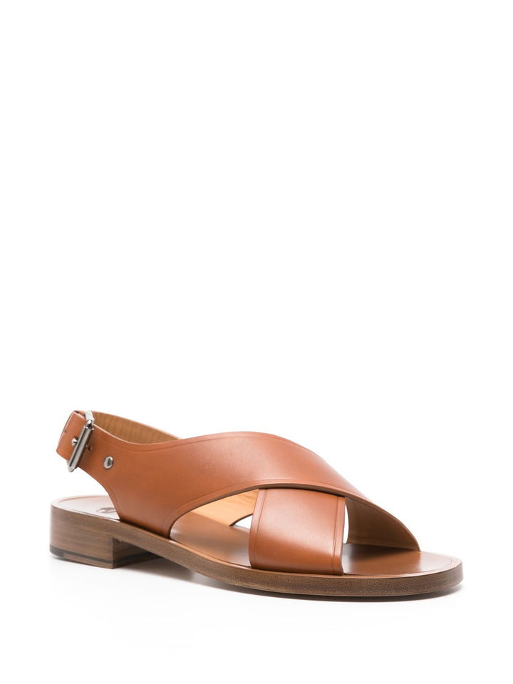 flat leather sandal