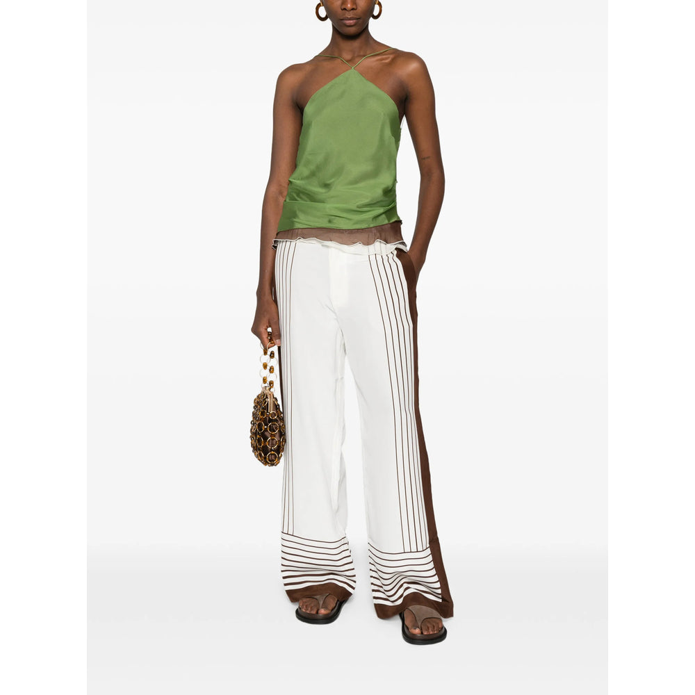 Sir. Pants - White, Brown | a04a9d9c7abd5f5211a016aeb62df2928ff6f714