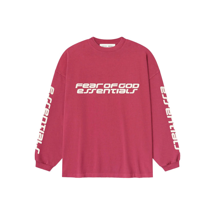Fear Of God Essentials T Shirts - Red | dcd7effe01a448d070f65ddf7cdff06238db9536
