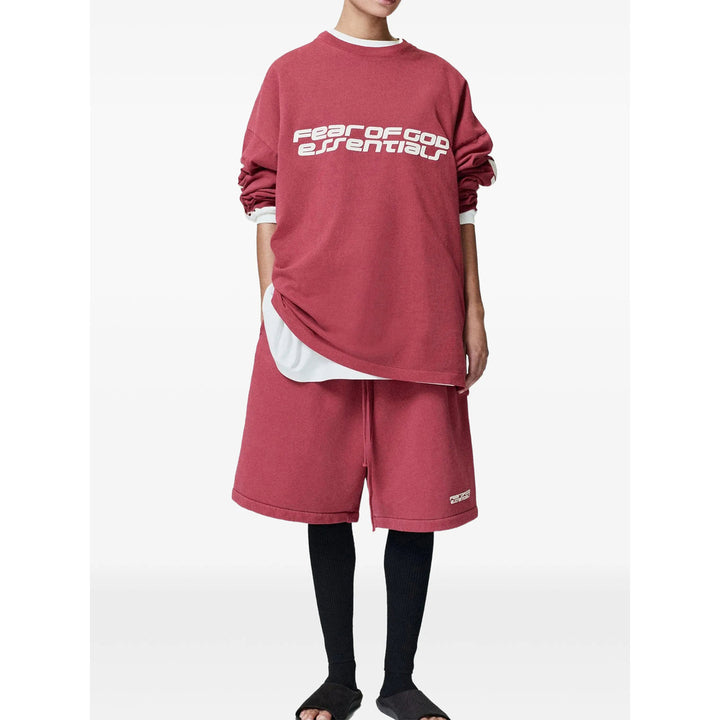 Fear Of God Essentials T Shirts - Red | d1c7607db5fcfd1386cdd5a809d72b6a395737bc