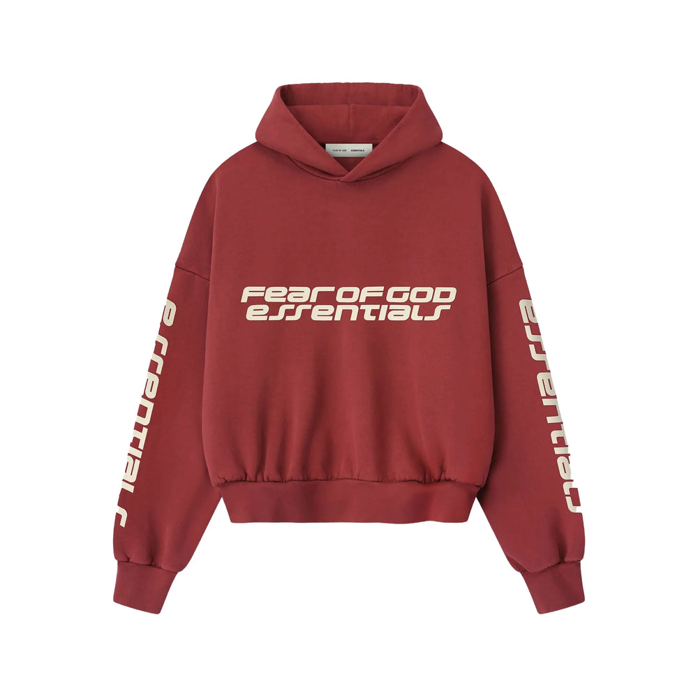 Fear Of God Essentials Sweatshirts - Red | 525c07c5f9a0306fc35800de0195e596c9723527