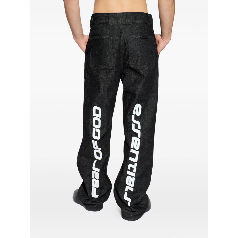 Fear Of God Essentials Denim - Black, White | 5252ada4f6574d1493abf967b6997199c75d0da3
