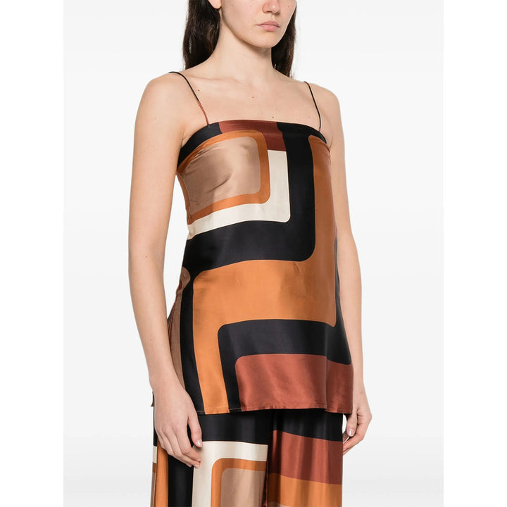 Faithfull The Brand Tops - Orange, Black | 3d2789a633bc6c4f3f261b7fe6b3a1b31c99b940