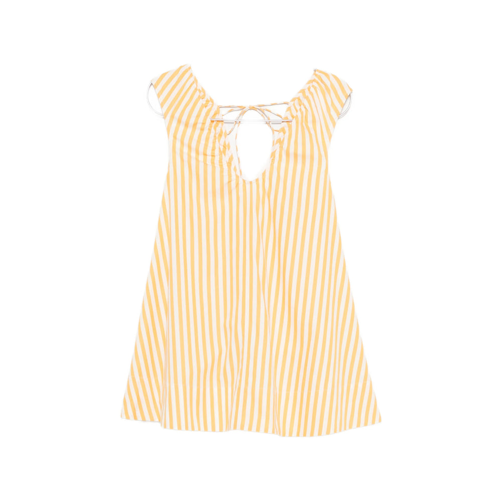 Faithfull The Brand Dresses - White, Yellow | 4820fcf7fb6e3838c1b0063a687b89100d9f0733
